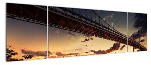 Moderní obraz mostu (170x50cm)