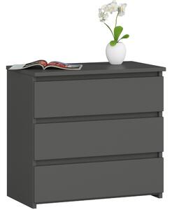 Ak furniture Komoda CL3 60 cm grafitově šedá