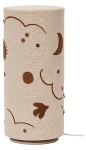 FERM LIVING Stolní lampa Skye, Natural / Bronze