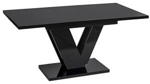 JAKS Jídelní stůl Clark 120 cm Black Gloss Glamour