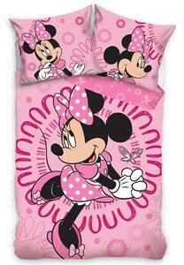 Carbotex Dětské bavlněné povlečení Báječná Minnie, 140 x 200 cm, 70 x 90 cm