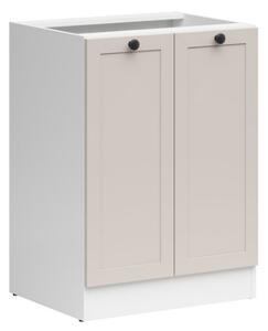 JUNONA RAMKA skříňka 60 cm, bílá/kašmír