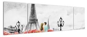Obraz Paříže (170x50cm)