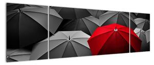 Obraz deštníků (170x50cm)