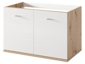 Szynaka Závěsná skříňka pod umyvadlo Sting 38 80 cm dub Artisan/bílá