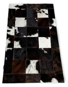 Kožený koberec SKEJBY exotic tricolor XS S