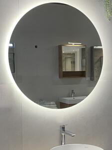 Kulaté zrcadlo do koupelny s LED osvětlením - ⌀ 80 cm - Ambiente Ronde
