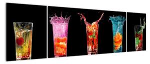 Obraz do kuchyně - letní drinky (170x50cm)