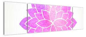 Obraz: růžová mandala (170x50cm)
