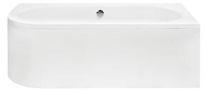 Besco Akrylátová asymetrická vana Avita 150x75 (160x75, 170x75, 180x80) Barva: Bílá, Rozměry (cm): 150x75, Orientace: Levá