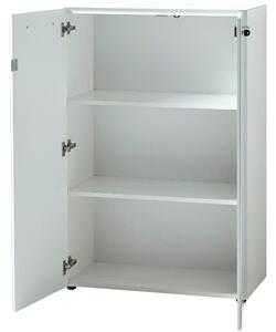 Bílá lesklá kancelářská skříňka Germania Monteria 4202 120 x 80 cm