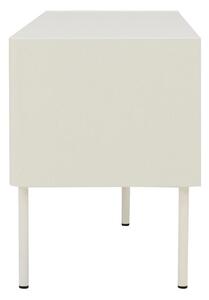 Matně bílý lakovaný TV stolek Tenzo Switch 141,5 x 39 cm
