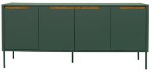 Matně zelená lakovaná komoda Tenzo Switch 173 x 45 cm