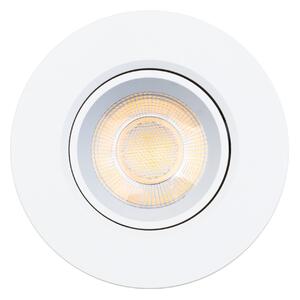 SLC vestavné LED svítidlo LuxOne 6 W 220-240 V 2700 K IP44 stmívatelné 36° Ra90 bílé