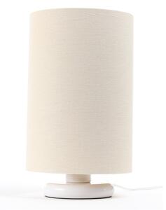BPS koncept Stolní lampa BOHO béžové, 1xE27, v. 34 cm Barva: Bílá