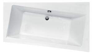 Besco Akrylátová asymetrická vana Infinity 150x90 (160x100, 170x110) Barva: Bílá, Rozměry (cm): 160x100, Orientace: Pravá