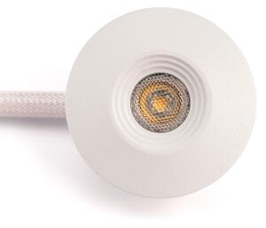 SLC vestavné LED svítidlo MiniOne Fixed 2,1 W 3 V 2700 K stmívatelné IP65 32 mm 45° Ra90 bílé