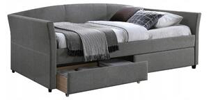Čalouněná postel LANTA 90 x 200 cm šedá