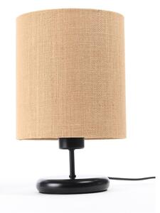BPS koncept Stolní lampa BOHO přírodní juta, 1xE27, v. 32 cm Barva: Černá