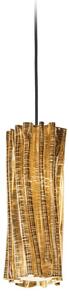 SLAMP ACRSS00GLD01B00NMTEU Accordéon vertical, designové svítidlo se zlatou, 1x10W E14, výška 30cm