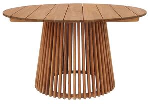 Nordic Living Teakový zahradní stůl Lorei 120 cm