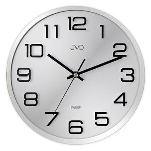 Designové nástěnné hodiny JVD HX2472.7 stříbrné