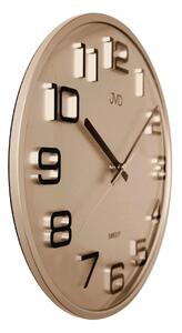 Designové nástěnné hodiny JVD HX2472.8 zlaté