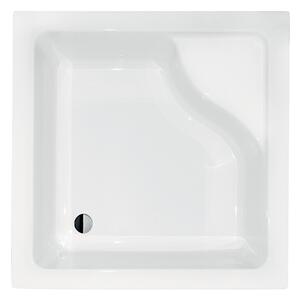 Čtvercová sprchová akrylátová vanička IGOR SQ 80 (80x80x38,5 cm) #BAI-80 | Besco