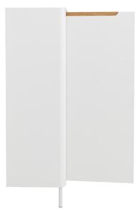 Matně bílý lakovaný nástěnný botník Tenzo Switch 88 x 33 cm