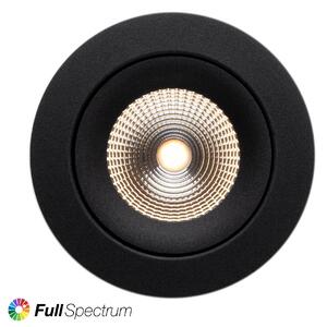 SLC vestavné LED svítidlo One360 Full Spectrum 8 W 220-240 V 2700 K stmívatelné Ra97 IP44 36° černé
