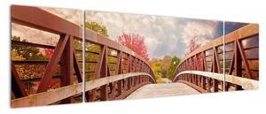 Cesta přes most - obraz (170x50cm)