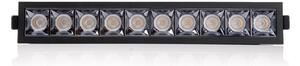 SLC vestavné LED svítidlo PIXEL 10x 25 W 220-240 V 2700 K stmívatelné 36° Ra90 černé