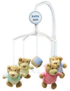 Kolotoč nad postýlku Baby Mix Medvídci a kostka