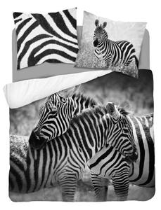 Francouzské povlečení Zebra Bavlna, 220/200, 2x70/80 cm
