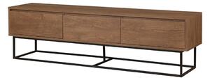 TV stolek v dekoru ořechu v přírodní barvě 180x50 cm Rodez – Kalune Design