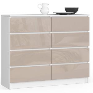 Komoda Kapil II (lesk cappuccino). Akce -12%