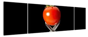 Obraz - rajče s vidličkami (170x50cm)