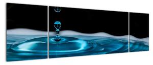 Obraz kapky vody (170x50cm)