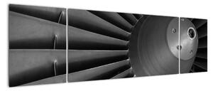 Detail turbíny - obraz (170x50cm)