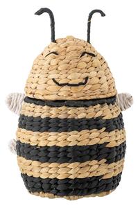 Dětský koš na hračky z vodního hyacintu v přírodní barvě 20x18x30 cm Finn – Bloomingville Mini