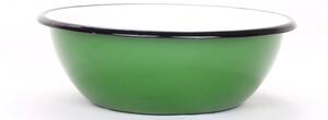 Smaltovaná miska tmavě zelená 1,5 l, vyrobeno pro BELIS/SFINX