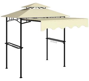 Outsunny přístřešek na gril — 242 × 149 × 248 cm, protipožární PA střecha, dvojitá větraná vrstva, boční police, odolný proti UV | Aosom