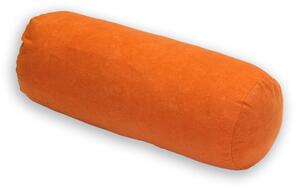 Relaxační polštář - válec oranžový 44x15 cm
