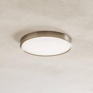 Stropní svítidlo Bully LED, matný nikl, Ø 24 cm