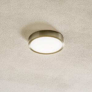Stropní svítidlo Bully LED, matný nikl, Ø 14 cm