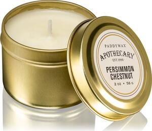 Paddywax Apothecary Persimmon Chestnut vonná svíčka v plechovce 56 g