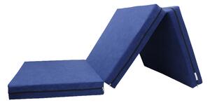 Skládací matrace pro hosty modrá 10 cm