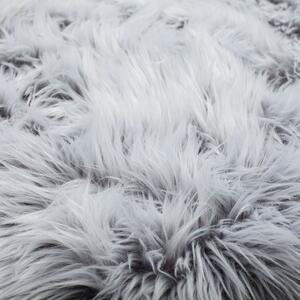Flair Rugs koberce Kusový koberec Anja Faux Fur Helsinki Grey - 60x90 tvar kožešiny cm
