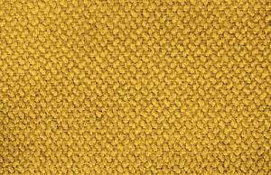 Žlutá látková třímístná pohovka MICADONI MAMAIA 177 cm