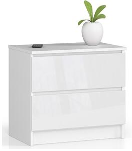 Komoda Kalista (lesk bílý). Akce -10%